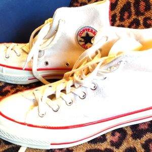 Converse felt/Terry high tops